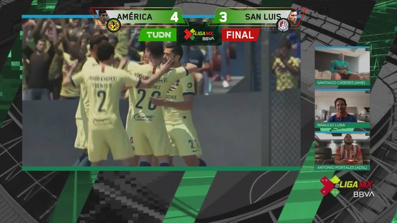 ¡Qué viva la eLiga MX! América consuma hazaña y derrota al San Luis