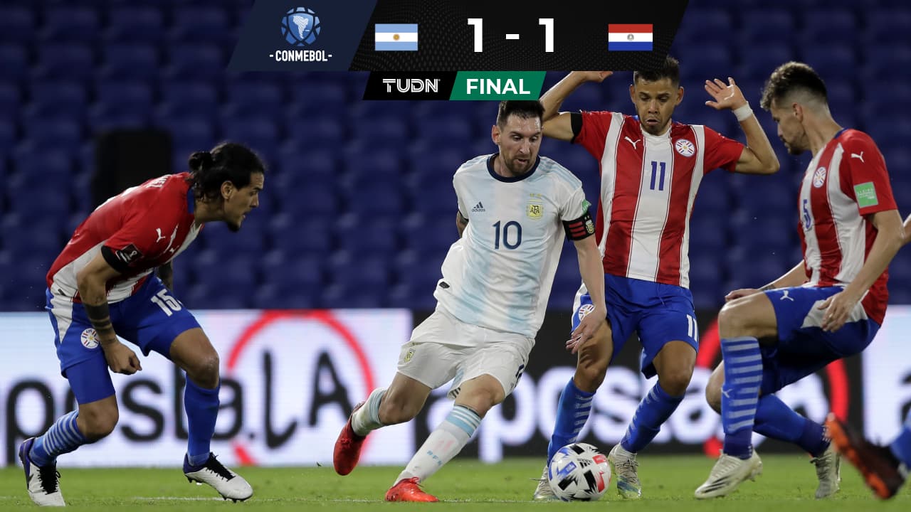 El VAR quita gol a Messi y Argentina empata con Paraguay