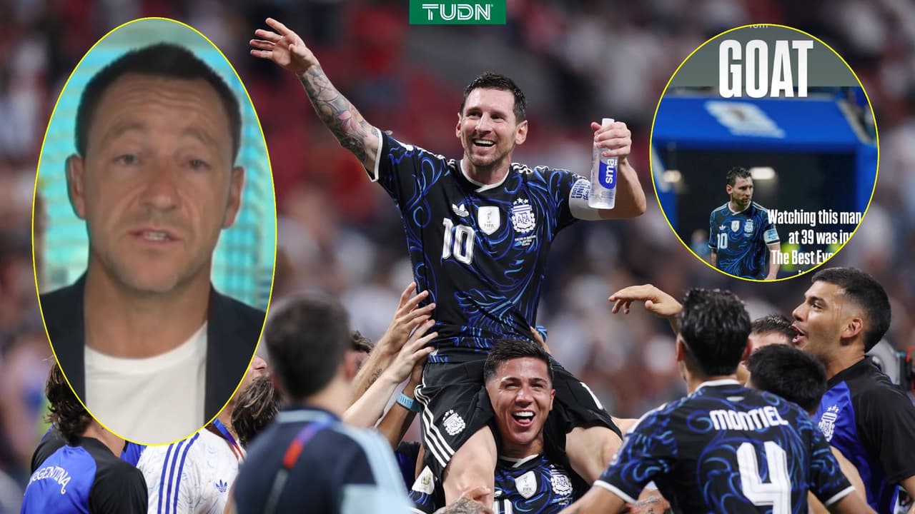 John Terry sorprende con palabras sobre Lionel Messi