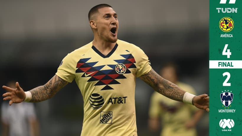 América muestra su poder y golea 4-2 a Rayados en el inicio del Apertura 2019
