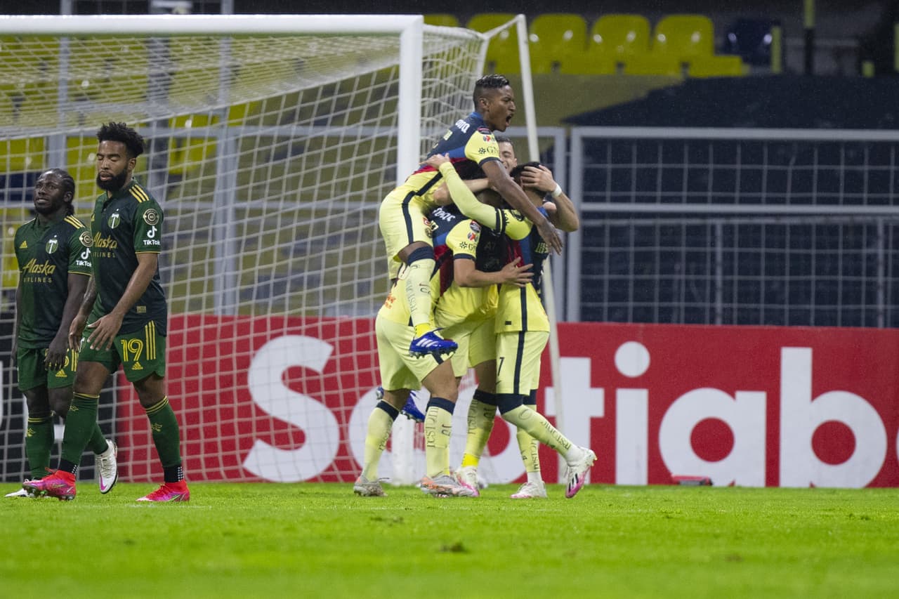 Las anotaciones de Federico Viñas y Leo Suárez, Américas vence 3-1 en casa al Portland Timbers y son el último clasificado a las semifinales de la Concacaf Liga de Campeones.