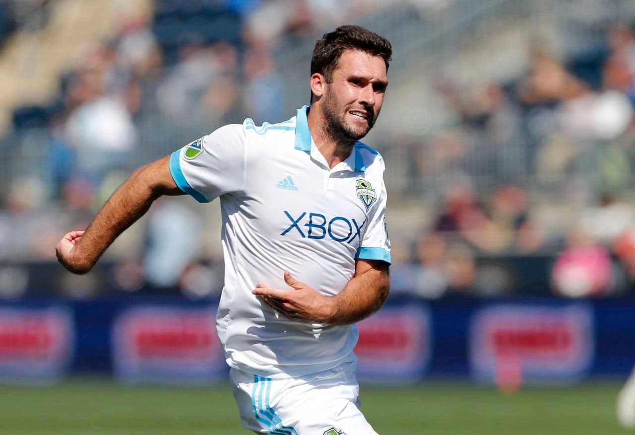 Cuando se lo necesita, Will Bruin está. El delantero es un revulsivo de gran utilidad en el plantel del campeón, Seattle Sounders, que volvió a entrar en la postemporada. (USA Today Images)