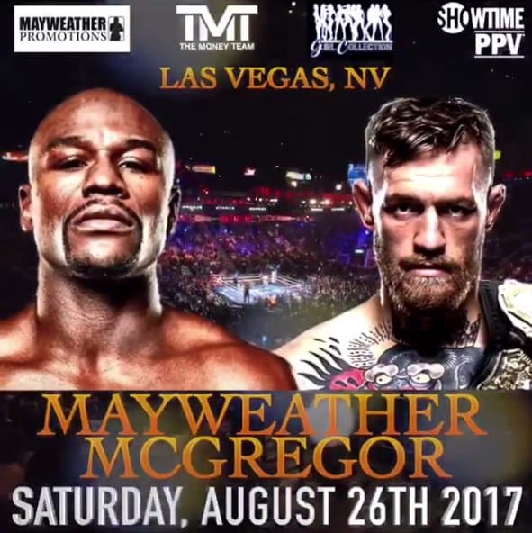 Es oficial, Mayweather Jr. y McGregor se enfrentarán en agosto