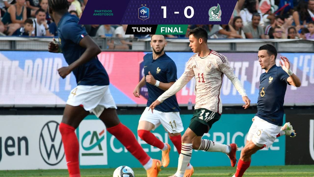 México Sub-23 pierde ante Francia Sub-21 en amistoso en Grenoble