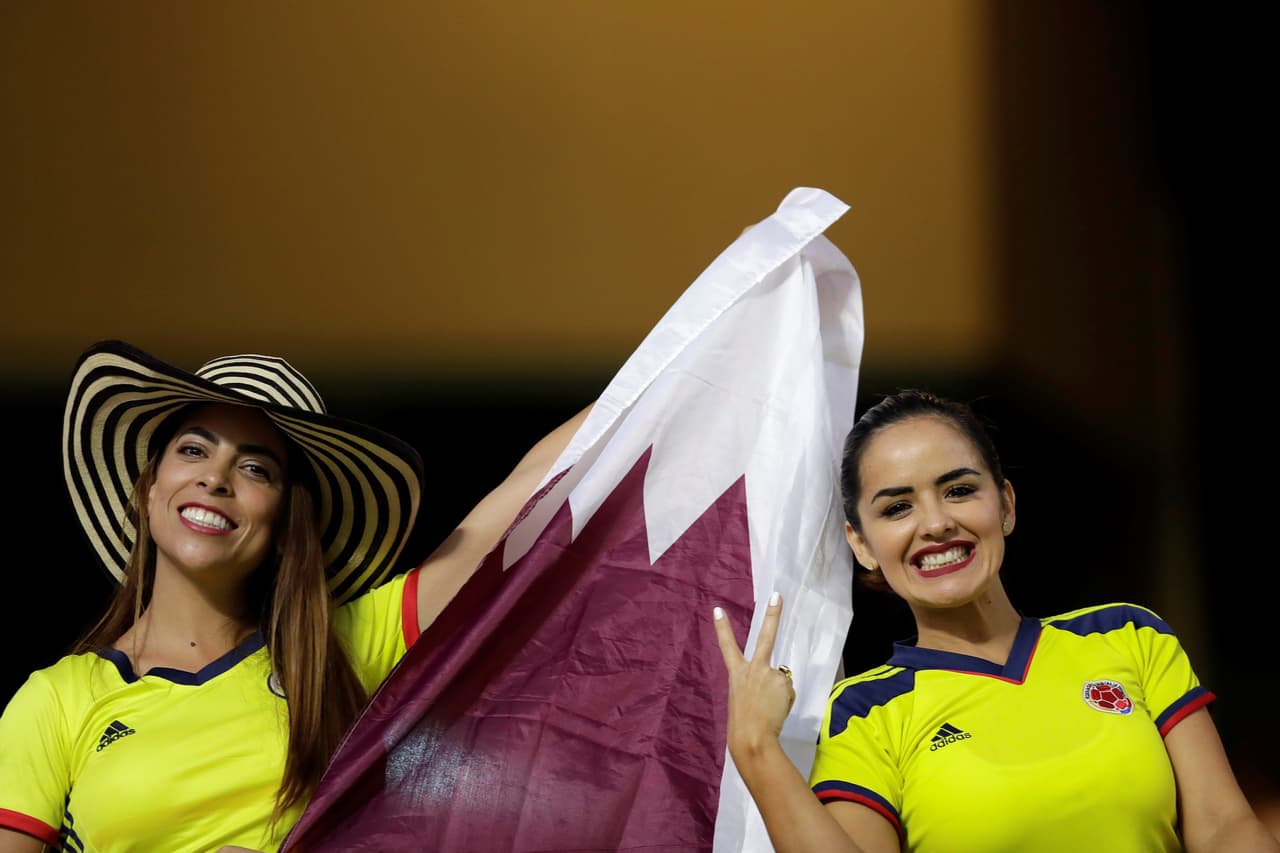 Colombia puso su alegría y colorido como ingrediente especial para la fiesta del duelo contra Catar en el Estadio Morumbi de Sao Paulo por el Grupo B de la Copa América.
