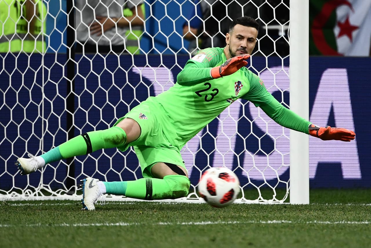 Danijel Subasic fue la gran figura de la definición entre Croacia y Dinamarca, atajando tres de los cobros realizados.