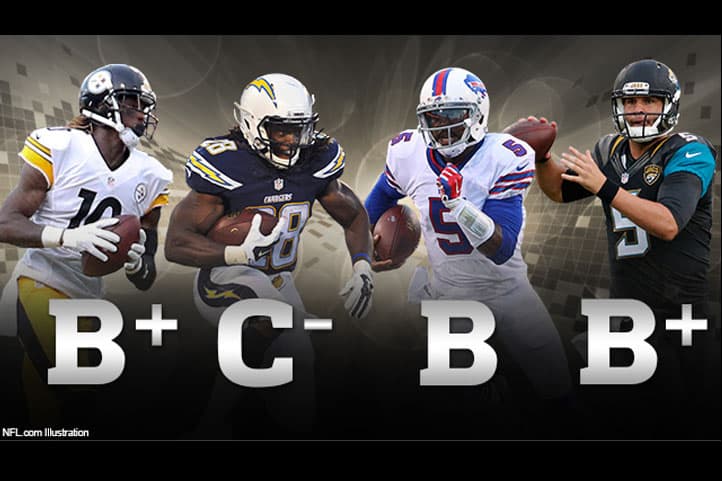 Una de las razones más emocionantes para ver la acción en la pretemporada es ver el desarrollo de los jóvenes jugadores. Bucky Brooks, analista de NFL Media, califica el progreso de ellos en la Conferencia AFC. (A: Maestro, B: Fuerte, C: Aceptable, D: Poco aceptable, F: Inaceptable)