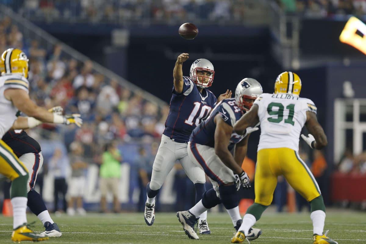 New England Patriots: Jimmy Garoppolo, QB: Calificación C