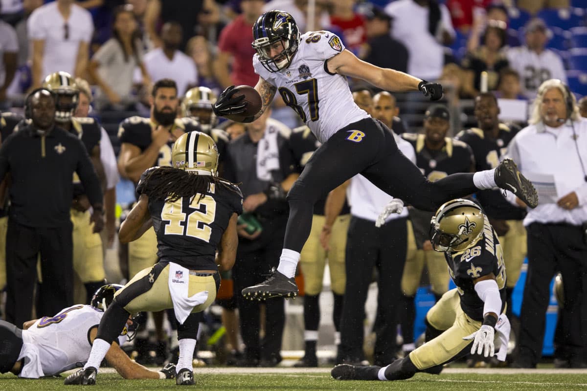 NORTE - Baltimore Ravens: Maxx Williams, TE: Calificación B