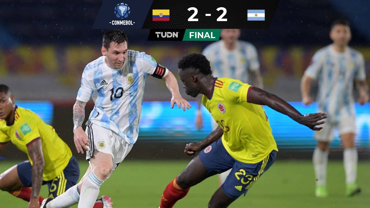 ¡Golpazo! Colombia le empata a Argentina en el último minuto