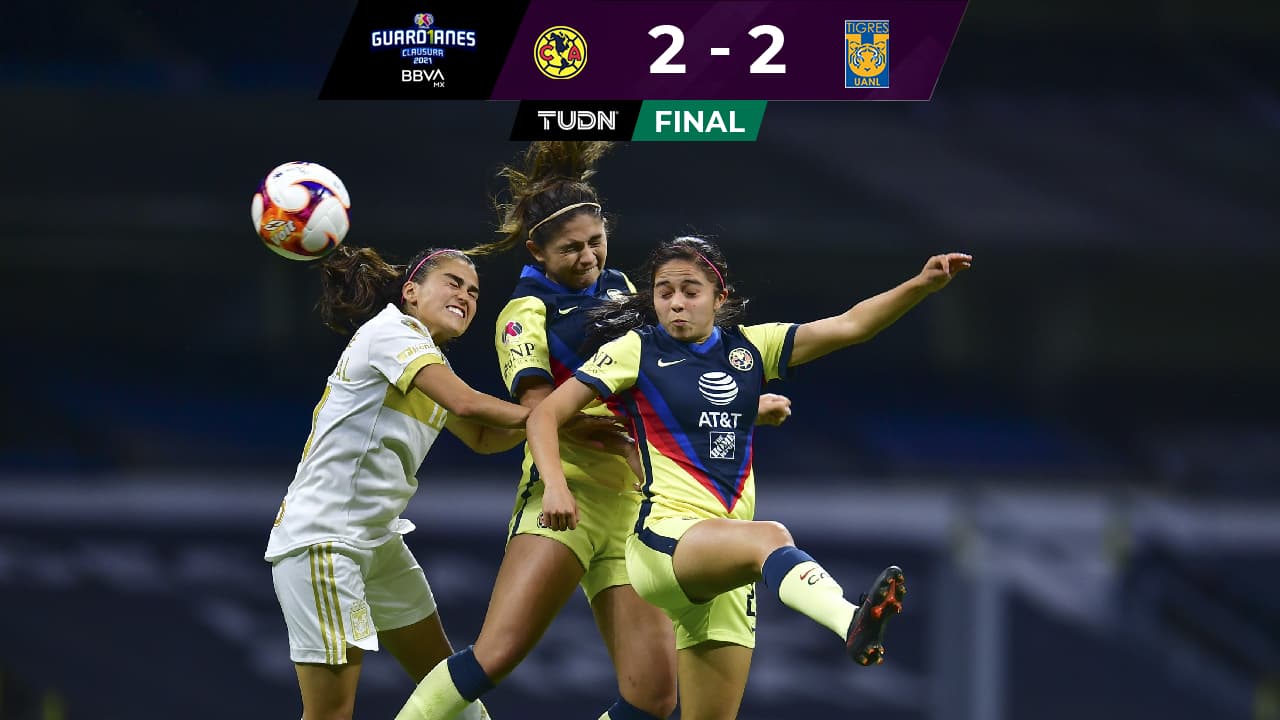 América araña empate ante las campeonas Tigres