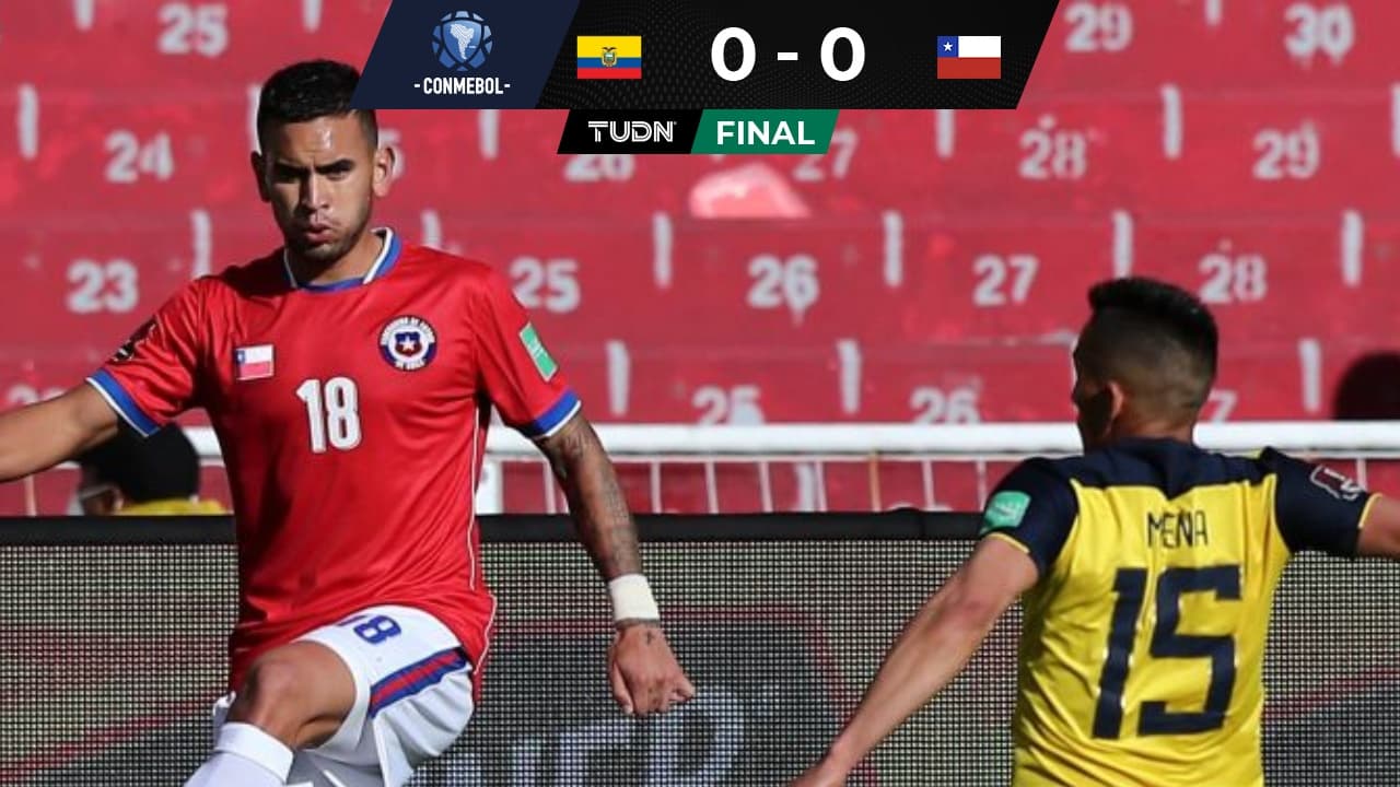 Ecuador vuelve a mantener el cero tras empatar con Chile