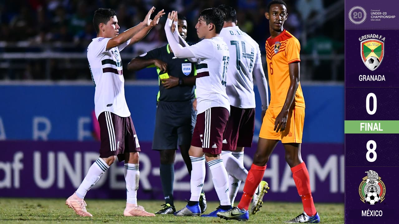 El Tri Sub 20 golea, ‘desactiva’ a Granada y sigue como líder de su grupo en el Premundial