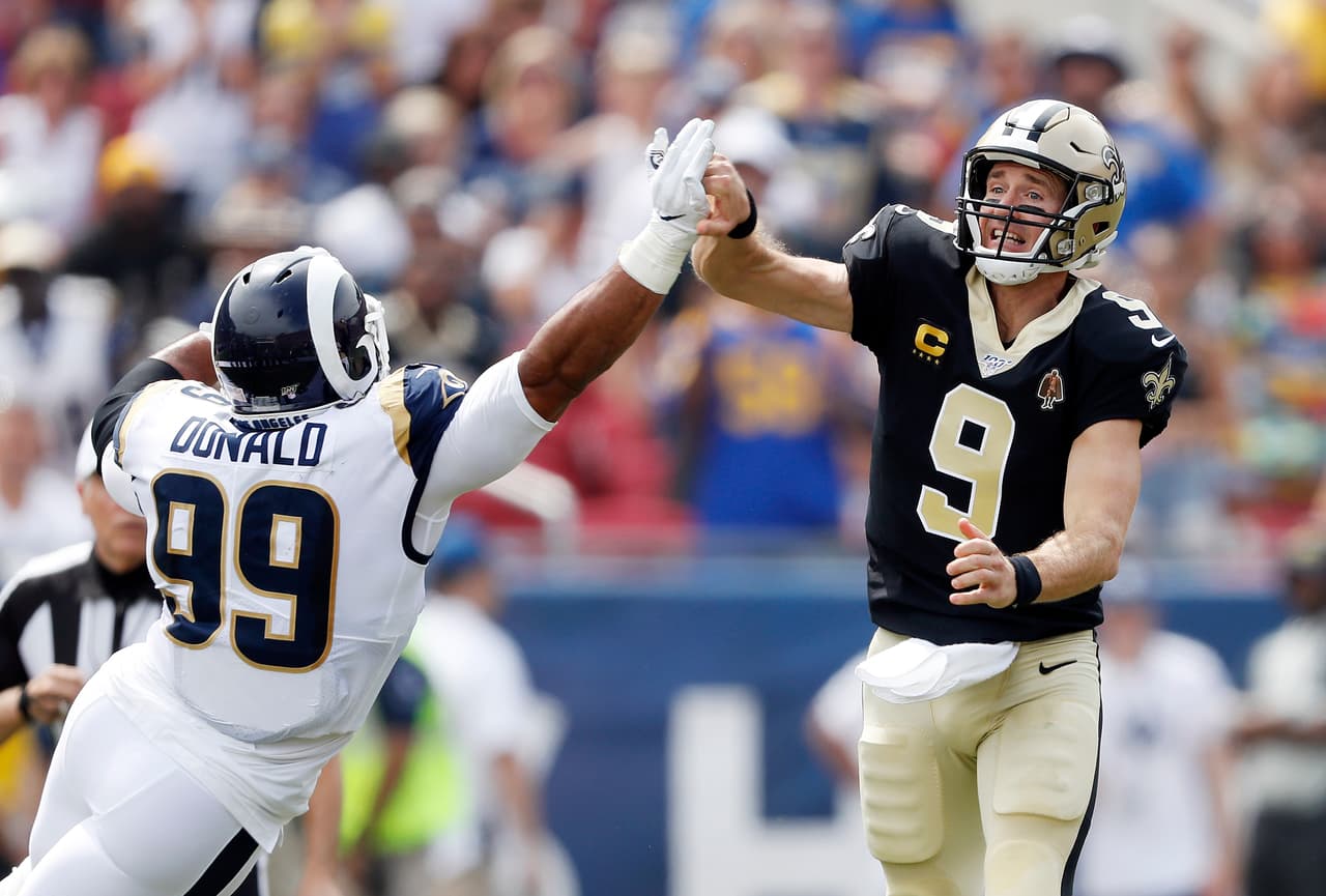 Drew Brees fuera de acción al menos seis semanas, irá a cirugía.