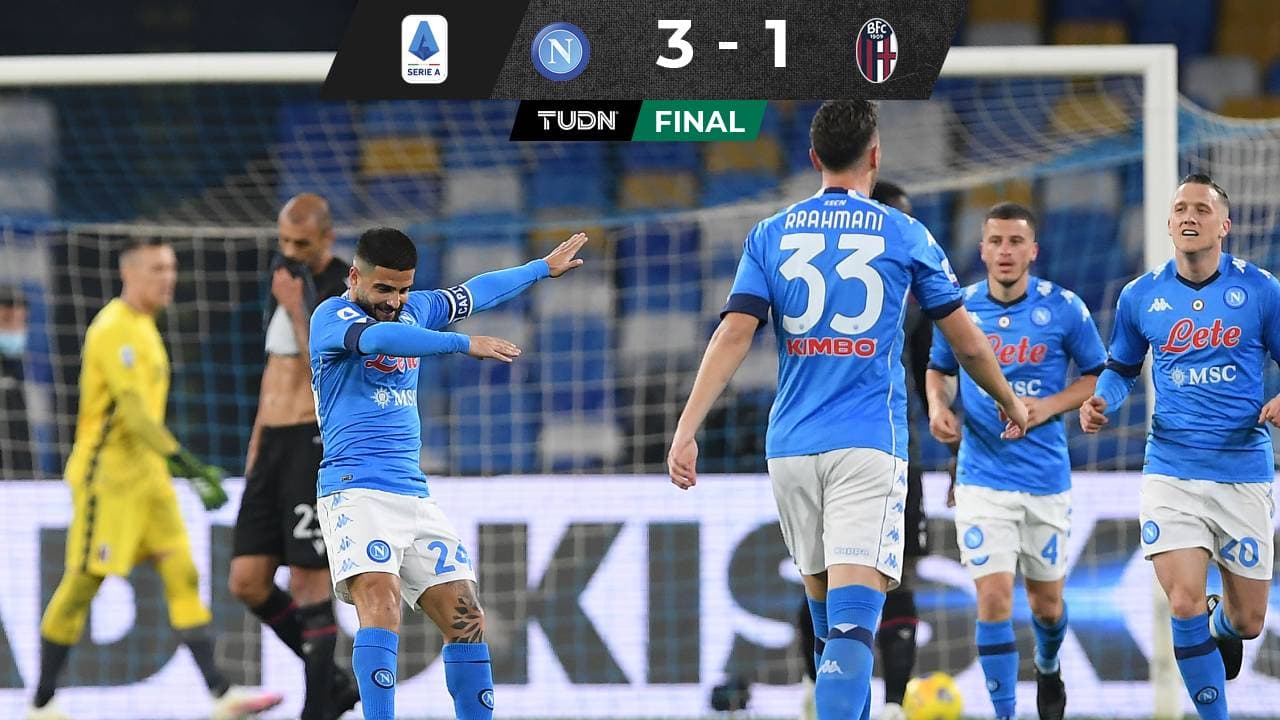 Con ausencia de Chucky, Insigne marca doblete y napoli gana