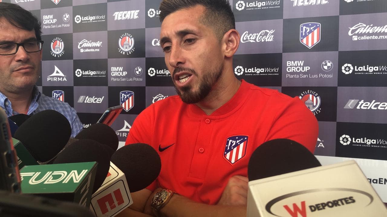 Jugar en México es algo increíble para Héctor Herrera
