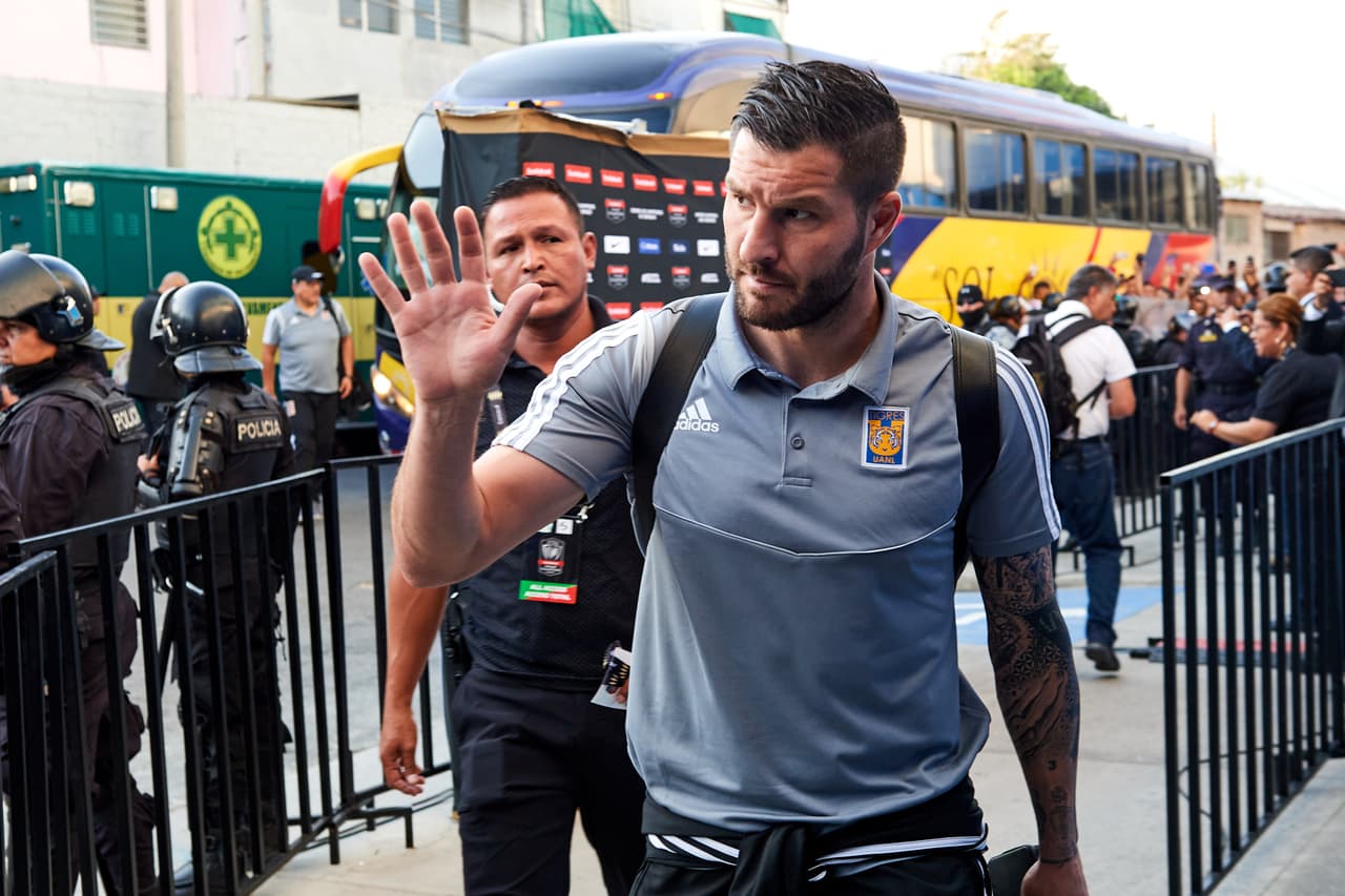 El francés se mostraba concentrado previo al partido.