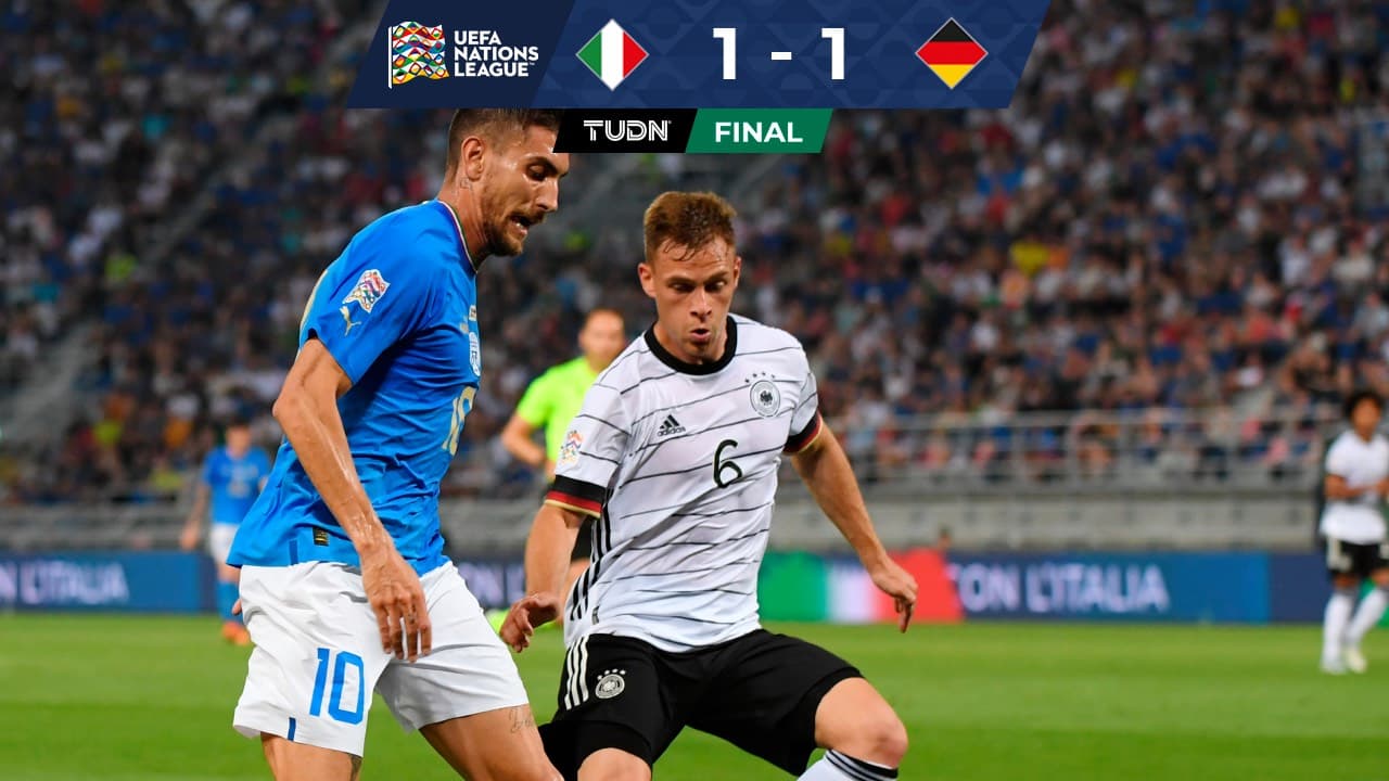 Amargo debut... Italia y Alemania reparten puntos en Nations League