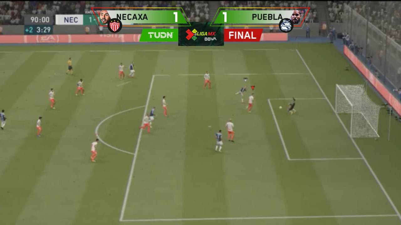 En un juegazo, Necaxa y Puebla empataron en la eLiga MX
