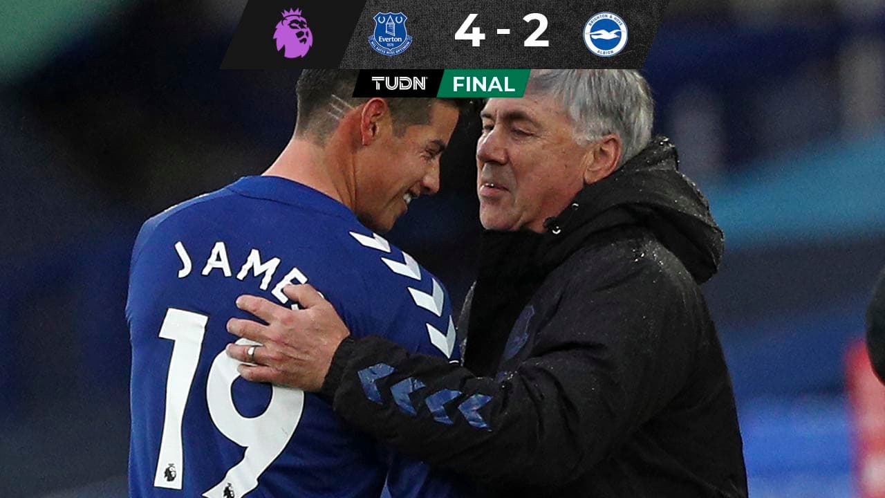 James y el Everton no paran de ganar