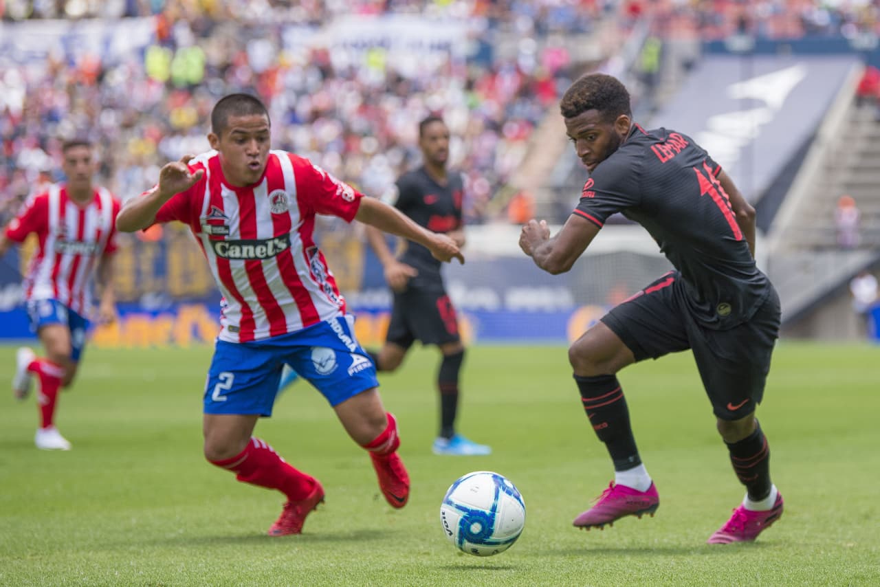 El francés Thomas Lemar también brindó su velocidad en el Alfonso Lastras.