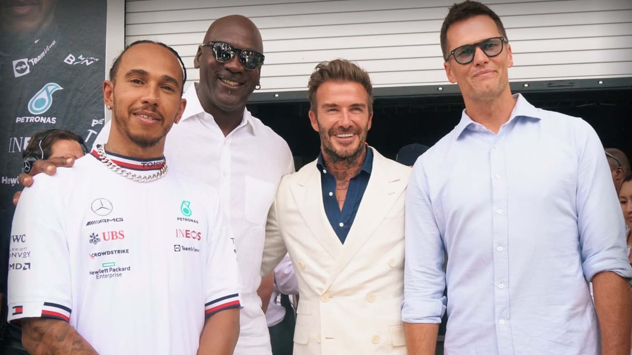 Lluvia de GOATs: se reúne la realeza del deporte en el GP de Miami