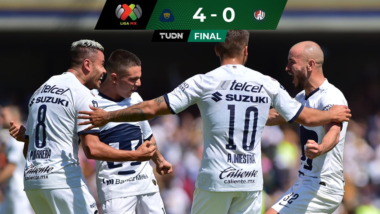 Estos Pumas son reales: ganan, gustan y golean al San Luis