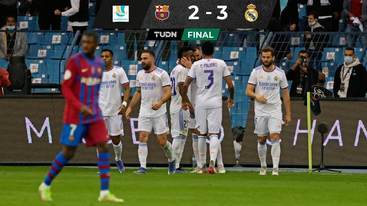 ¡Poder merengue! Real Madrid aplaca al Barcelona y está en la Final