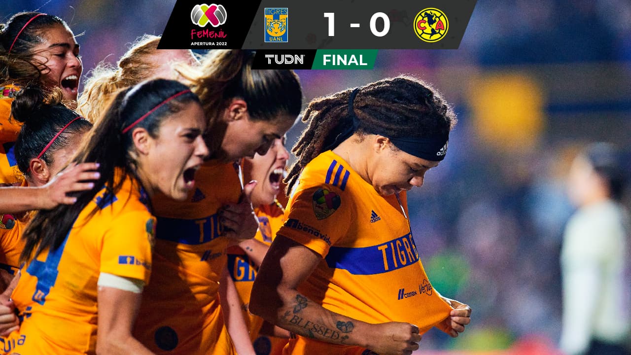 Tigres obtiene triunfo agónico ante América con un penal al 99'