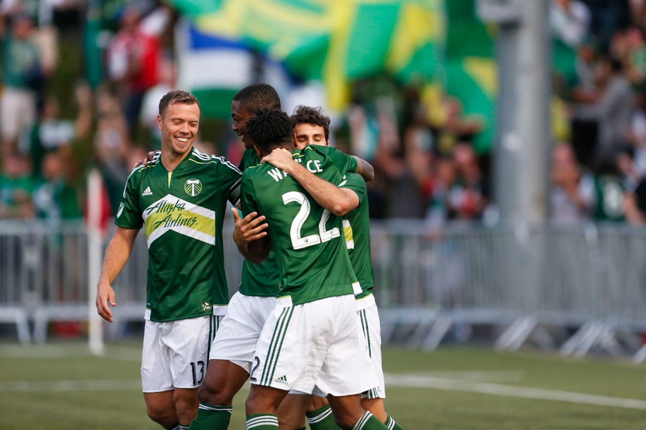 Portland Timbers celebra un gol