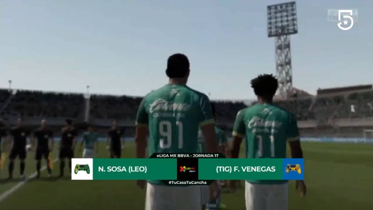 Nicolás Sosa apaleó a Francisco Venegas 4-1; León es serio candidato al primer título del futbol virtual.