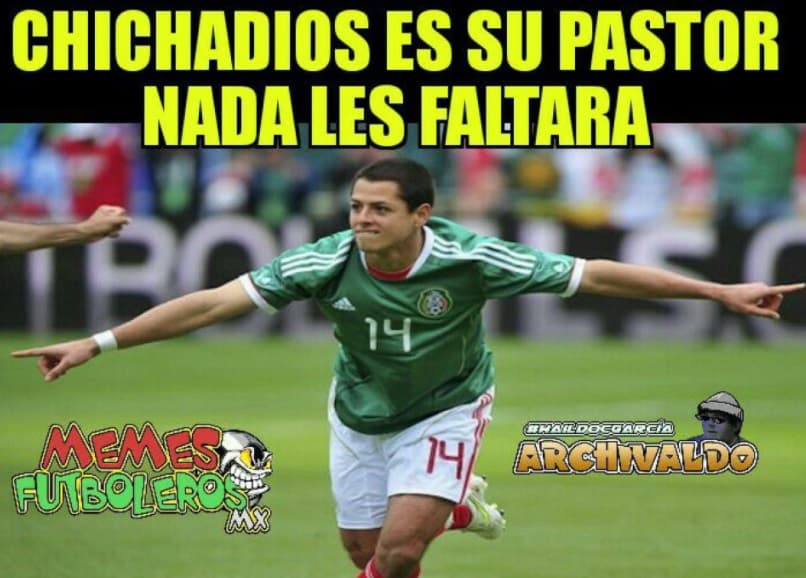 Javier Hernández se convirtió en el goleador del Tri y los memes le apaludiero. Por otro lado el arquero mexicano y el técnico colombiano recibieron muchas burlas.