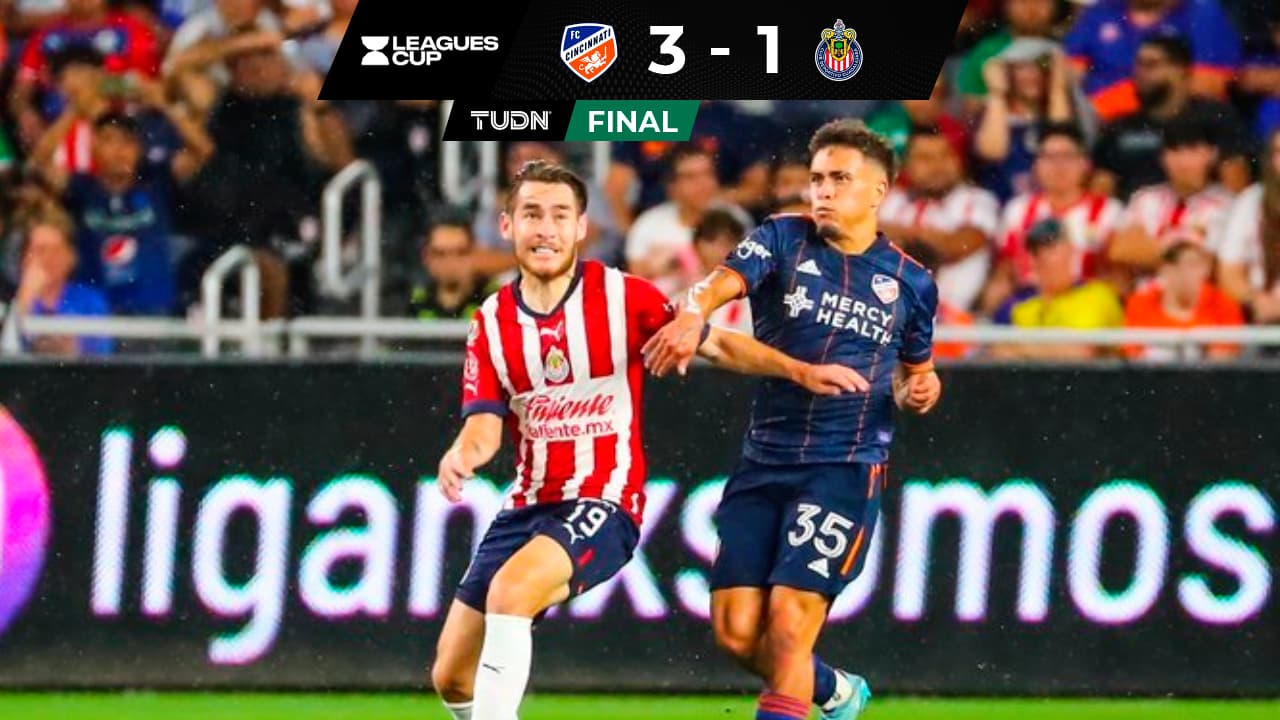 Con gol de Brandon Vazquez, FC Cincinnati remonta y golea a Chivas