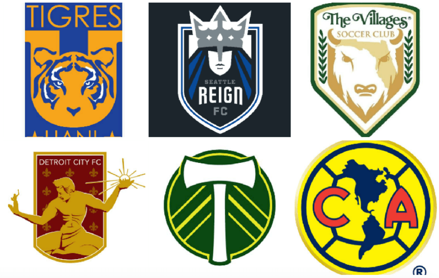<a href="https://www.fourfourtwo.com/us/features/best-crests-logos-north-american-soccer?page=0%2C1">La popular revista de fútbol FourFourTwo </a>publicó un listado de los escudos más lindos en le fútbol de Norteamérica (Canadá, Estados Unidos y México).