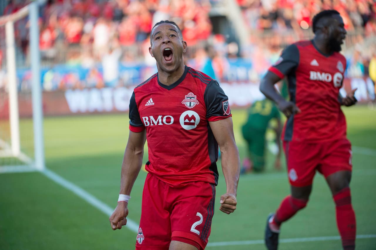 En su doble función de lateral y volante, Justin Morrow tuvo una tarde para el recuerdo frente a Portland Timbers, rival al que marcó dos goles. (USA Today Images)