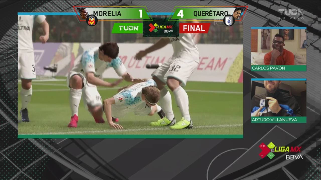 ¡Gallo de pelea! Querétaro goleó al Morelia en la eLiga MX