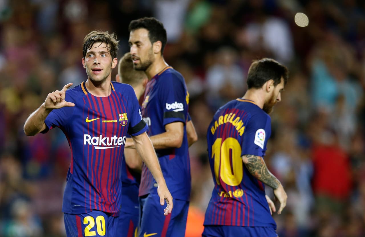 Por el lado del Barcelona, Sergi Roberto es un jugador con mucha proyección y que poco a poco se va ganando un nombre e la escuadra blaugrana. Ha jugado 957 minutos en La Liga, marcando un gol y colocando cuatro asistencias.