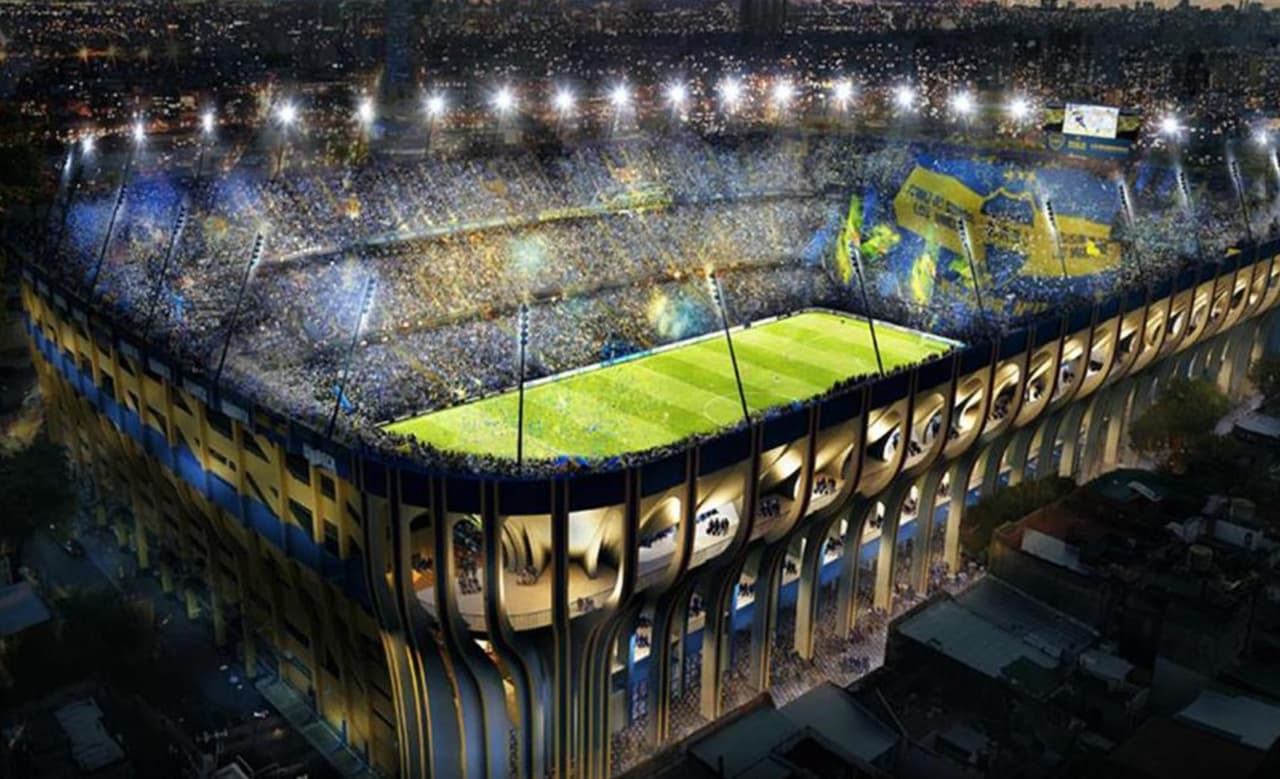 Así es como quedaría el estadio xeneize con su remodelación.