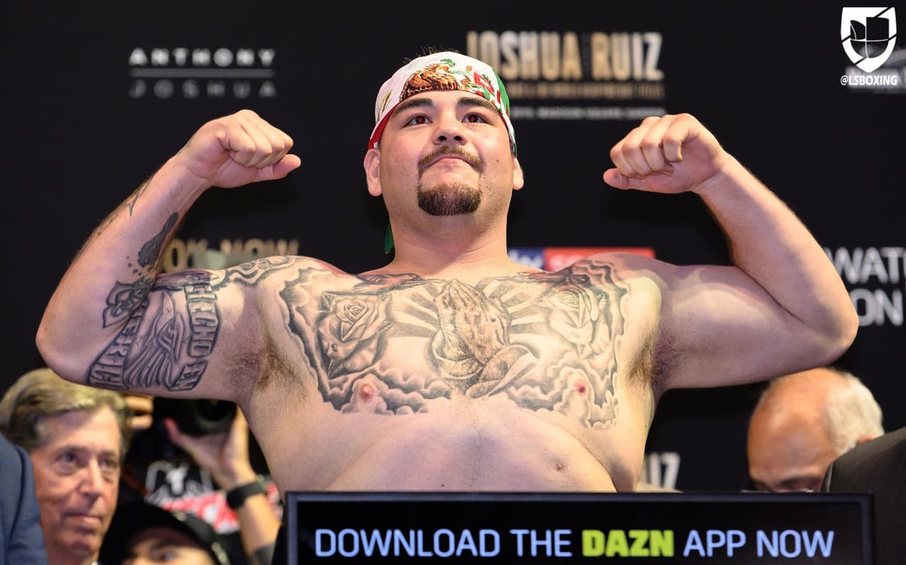 Mucho respeto y ganas de subir al ring fue lo que Andy Ruiz mostró el día de ayer durante el pesaje para enfrentar a Anthony Joshua en el Madison Square Garden.