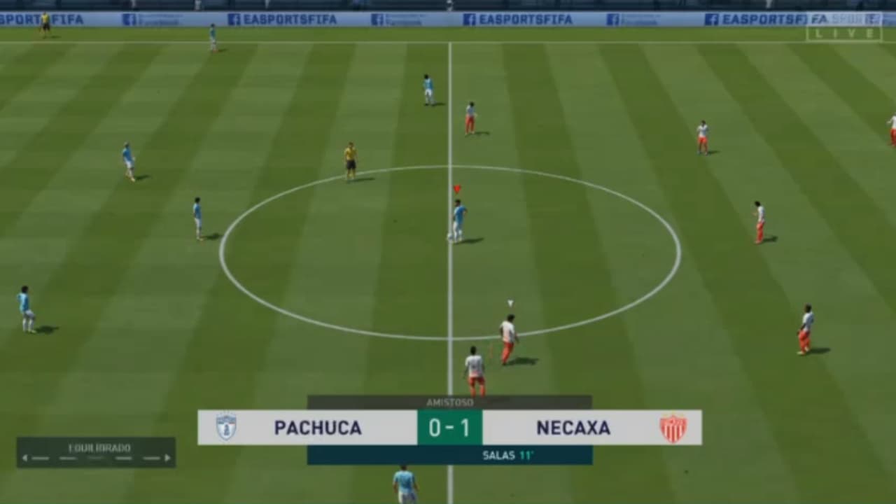 En un duelo desangelado, Carlos Guzmán de Necaxa venció 2-0 a Romario Ibarra, representante del Pachuca en la eLiga MX.