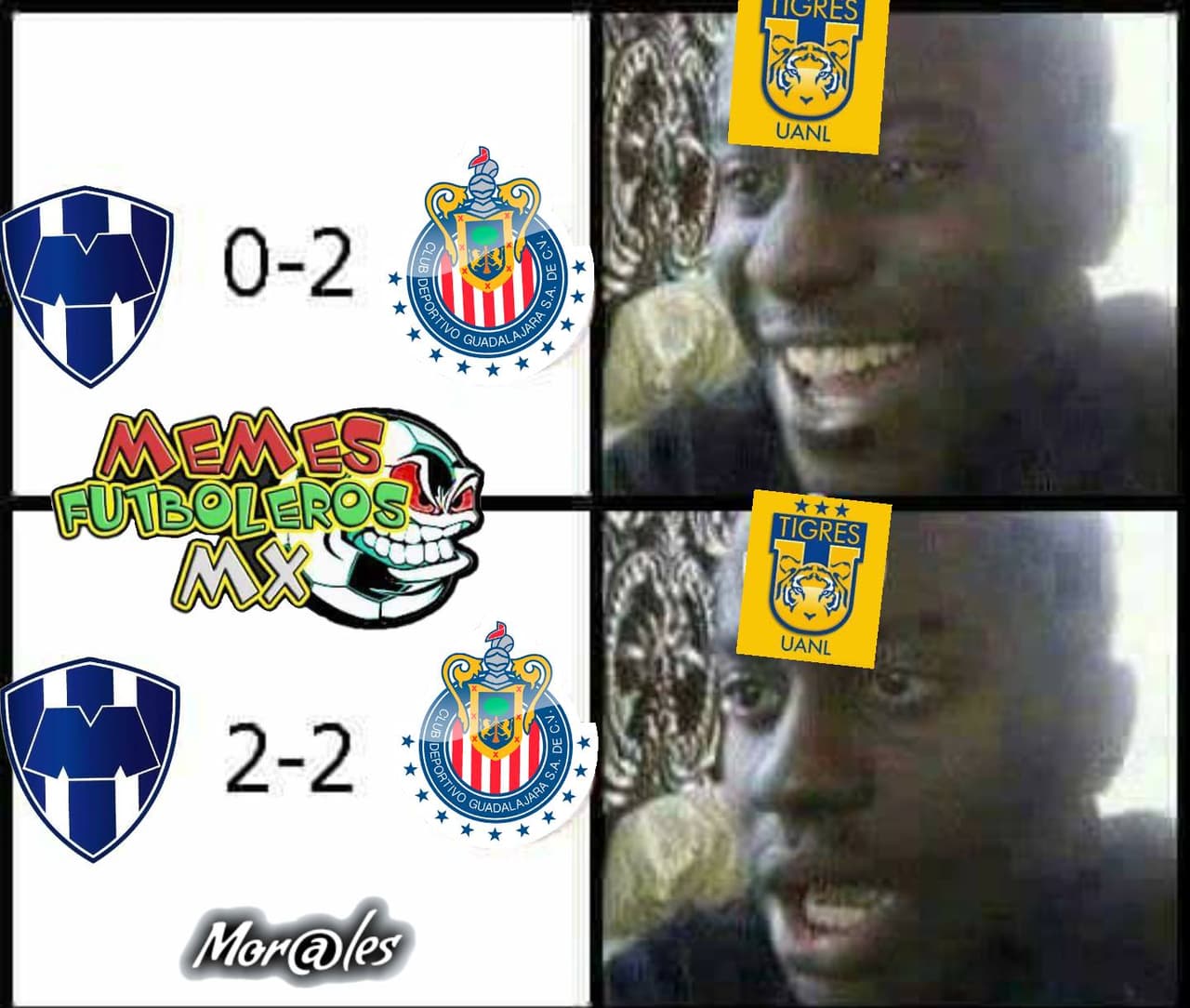 Ahora las burlas fueron con todo contra el arbitraje y la derrota que sufrió el campeón de la Liga MX así como con el gol del 'Gullit' Peña con León.