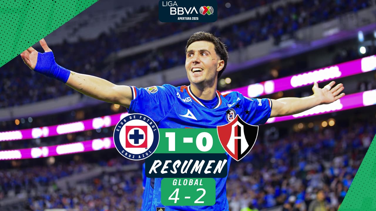 Cruz Azul vs. Atlas: Gol de José Paradela mete a La Máquina a Semifinales del Clausura 2026