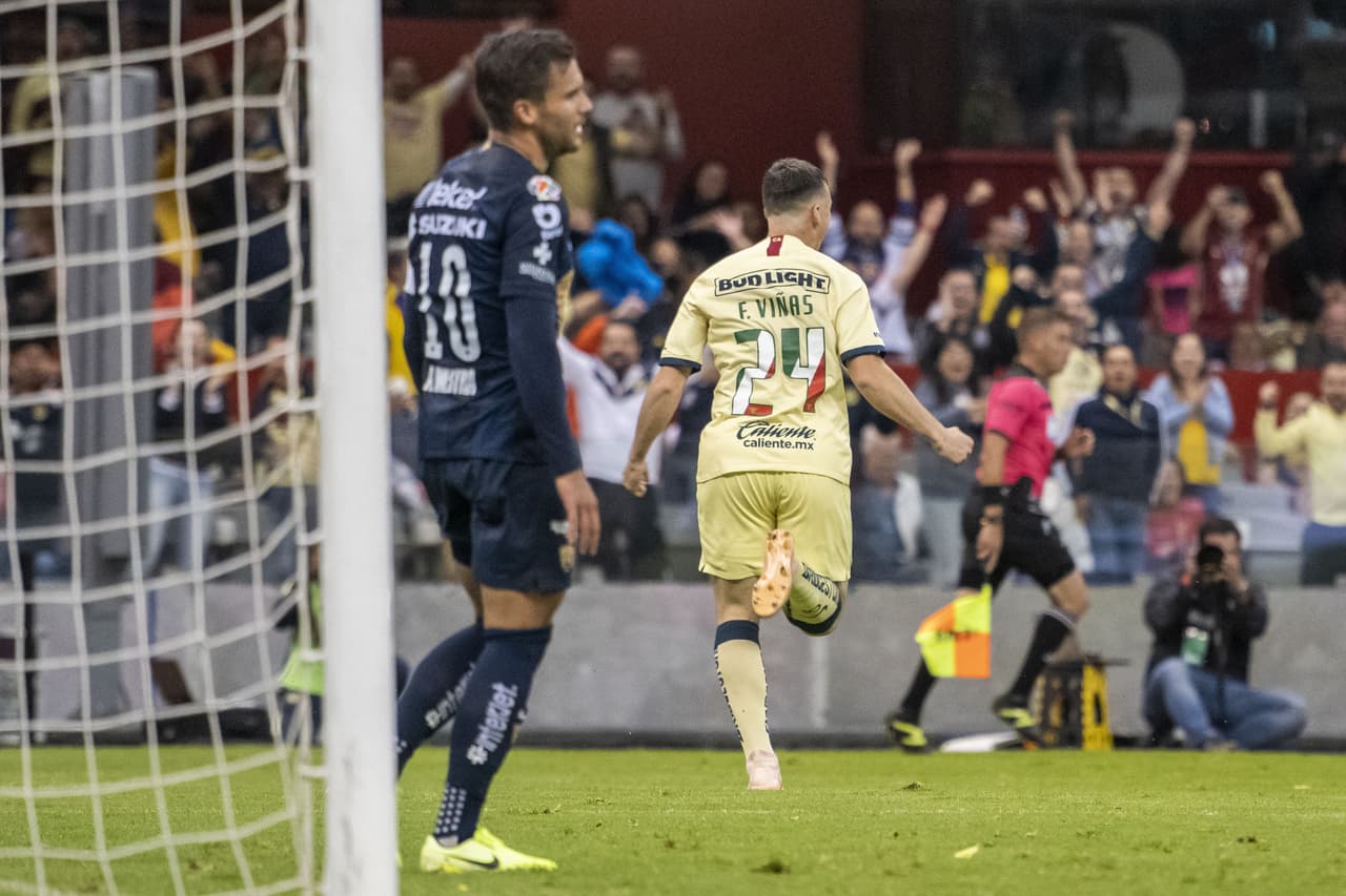 Debut goleador de Federico Viñas con América