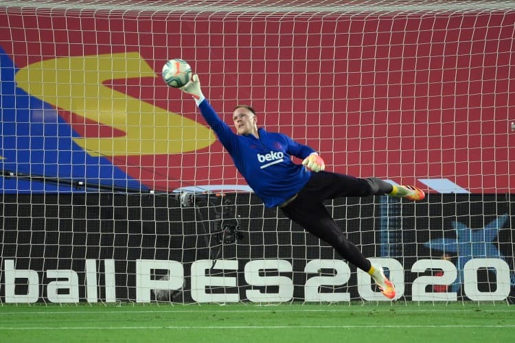 Ter Stegen supera su lesión y ya entrena con el Barcelona