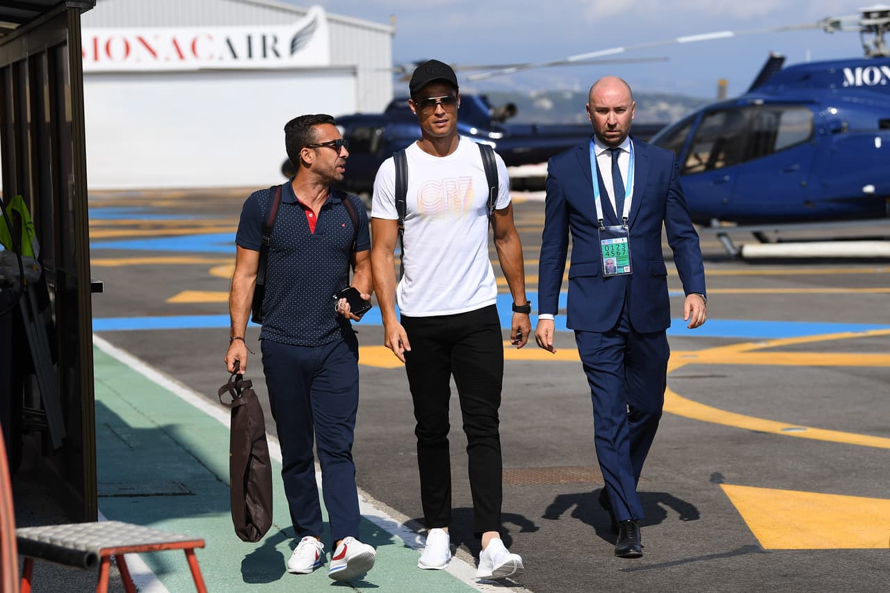 Los tres nominados a Mejor Jugador de la UEFA llegaron a Mónaco para la ceremonia en la que se entregarán los premios.