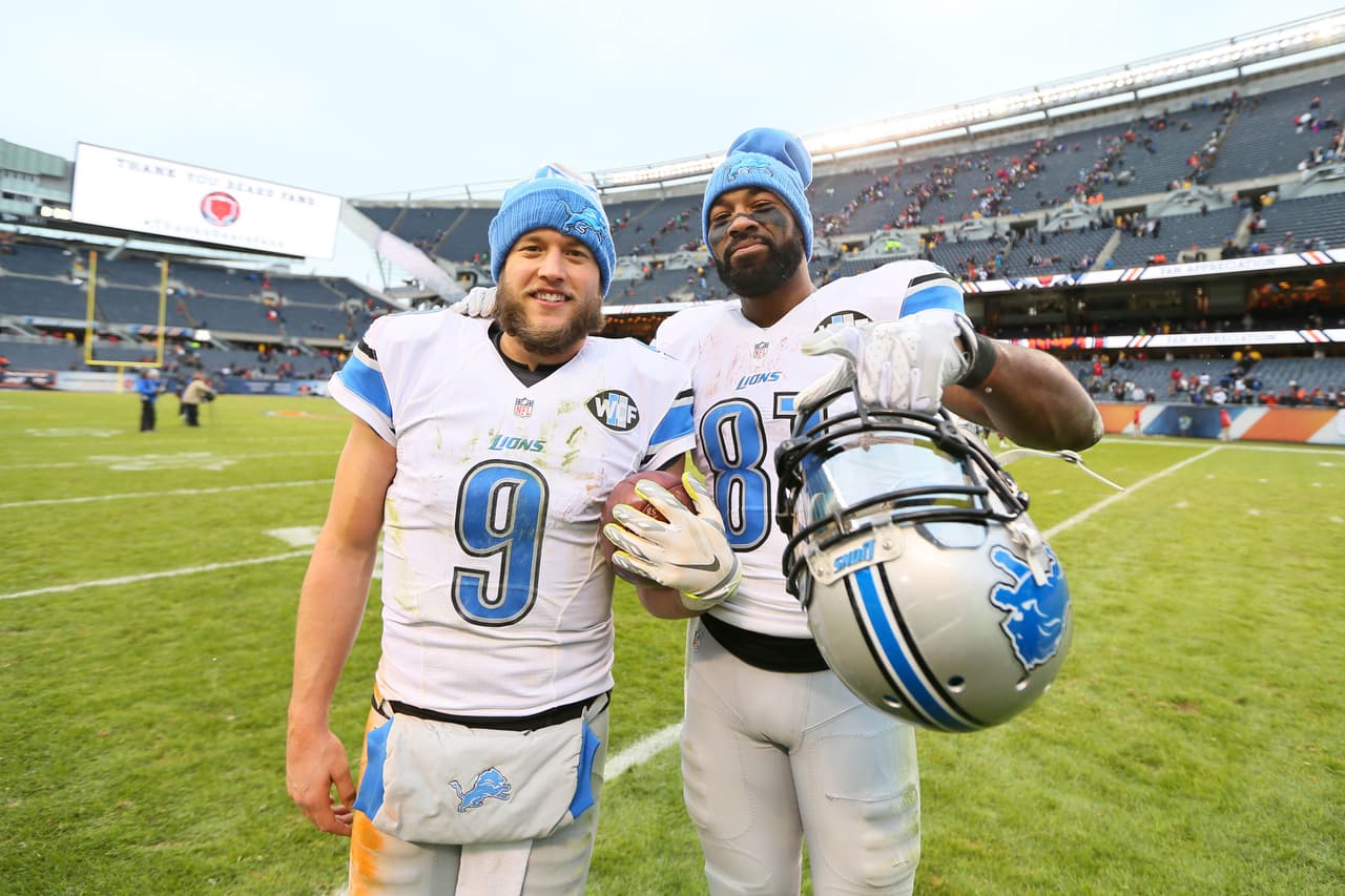 Matthew Stafford: Calvin Johnson habla en serio sobre la posibilidad de retirarse