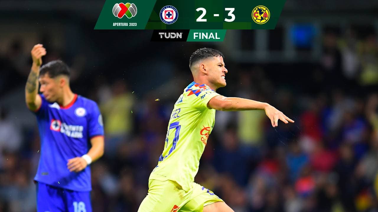 América vence a Cruz Azul a costa de errores de Sebastián Jurado