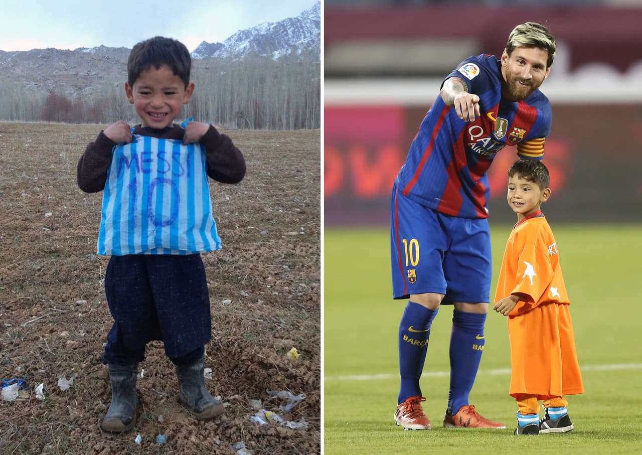 Murtaza Ahmadi es un niño afgano que pasó a la historia del fútbol como una muestra de cómo la alegría de la infancia y del deporte pueden convertir una historia conmovedora en algo feliz.
