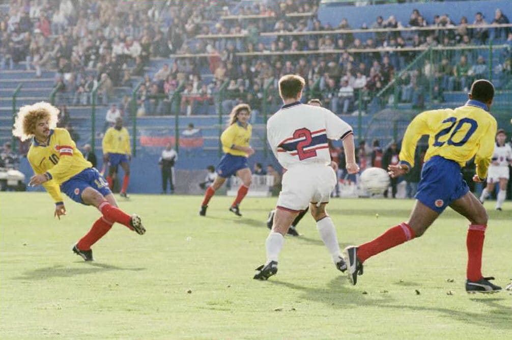 En la Copa América de 1995 que se celebró en Uruguay, Carlos Valderrama, Luis Manuel Quiñones, Faustino Asprilla y Freddy Rincón marcaron los goles de un contundente 4-1 sobre Estados Unidos por el tercer puesto, Joe Max Moore hizo el gol por el ‘Team USA’.