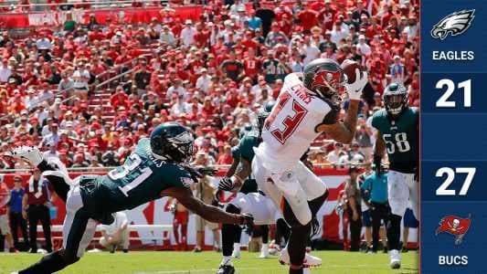Los Buccaneers son el equipo sensación y su quarterback Ryan Fitzpatrick 'el sabor del mes'. El barbudo pasador le abolló la corona a los Eagles con 402 yardas y cuatro pases de touchdown.